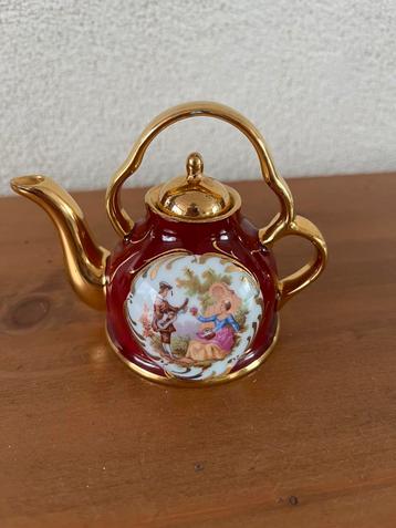 Fluitketeltje Limoges porselein beschikbaar voor biedingen