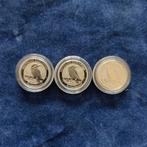 3x Platina Kookaburra 1/10 oz 2021 (met capsule), Ophalen of Verzenden, Zilver