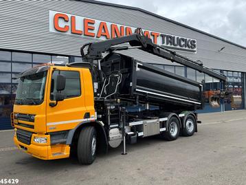 DAF FAN 75 CF 360 Hiab 12 Tonmeter laadkraan + Kipper 15m³  beschikbaar voor biedingen