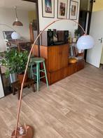 Retro Booglamp | Brons / Bronze, Ophalen, Zo goed als nieuw, Metaal, 150 tot 200 cm