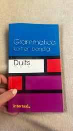 H. Voit - Grammatica kort en bondig Duits, Ophalen of Verzenden, Zo goed als nieuw, Overige niveaus, H. Voit