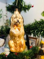 Antieke kerstbal hond oude kerstversiering, Ophalen of Verzenden, Gebruikt