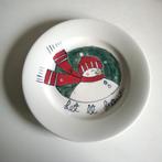 solids  bord en 4 mokken " let it snow", Huis en Inrichting, Keuken | Servies, Ophalen of Verzenden, Overige stijlen, Bord(en)