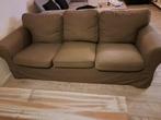 Ikea Ektorp 3-zits bank | Bruin, Huis en Inrichting, Ophalen, Gebruikt, Driepersoons, 75 tot 100 cm