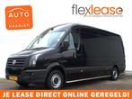 Volkswagen Crafter 35 2.0 TDI L4H3 Highline Multiflex- Camer, Auto's, Bestelauto's, Te koop, Gebruikt, 750 kg, Zwart