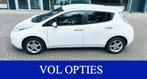 Nissan Leaf Electric 30kW 2016 | vol opties | APK gekeurd, Stof, 1445 kg, Wit, Origineel Nederlands