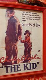 Cadeau tip; Schilderijtje Charlie Chaplin "the Kid" 1921., Ophalen of Verzenden