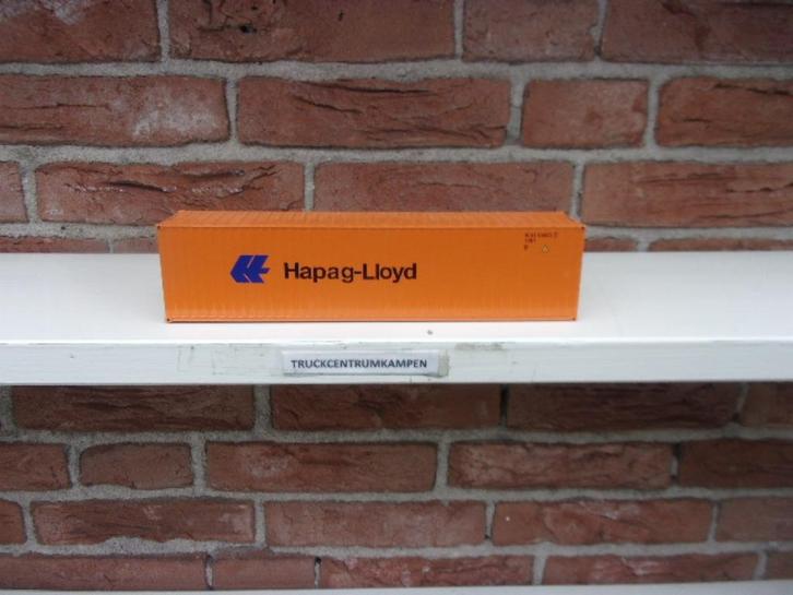 WSI  40  FT  Container  Hapag  Lloyd., Hobby en Vrije tijd, Modelauto's | 1:50, Nieuw, Bus of Vrachtwagen, Wsi, Ophalen of Verzenden