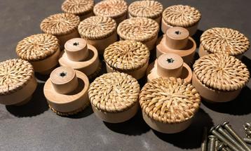 Rotan kastknoppen 1-20st. *nieuw* beschikbaar voor biedingen