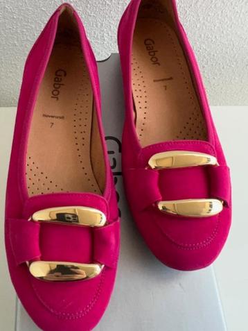 NIEUW GABOR ballerina’s 7 G (= 40 1/2) pink goud ornament beschikbaar voor biedingen