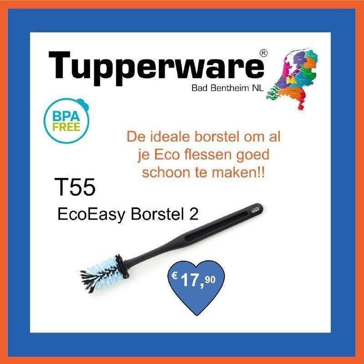 Tupperware ECO Flessenborstel - Direct Leverbaar!, Huis en Inrichting, Keuken | Keukenbenodigdheden, Nieuw, Ophalen of Verzenden