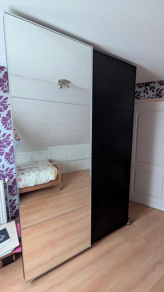 Ruime pax kledingkast met schuifdeuren en lades, Huis en Inrichting, Kasten | Kledingkasten, Gebruikt, 200 cm of meer, 150 tot 200 cm