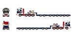 WSI COLLETT VOLVO FH5 GLOBETROTTER 8X2 MANVOOR 2 AS DOLLY, Hobby en Vrije tijd, Modelauto's | 1:50, HGL74-@hotmail.com, Nieuw