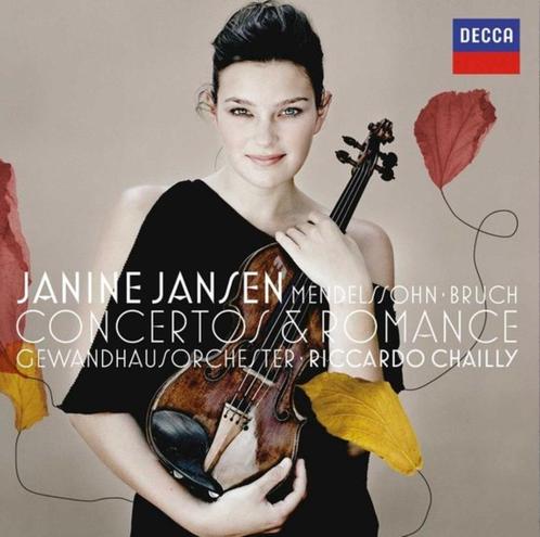 JANINE JANSEN Mendelssohn Bruch concertos CD, Cd's en Dvd's, Cd's | Klassiek, Gebruikt, Orkest of Ballet, Romantiek, Ophalen of Verzenden