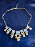 Ketting met witte en creme stenen, Overige materialen, Verstelbaar, Verzenden, Nieuw