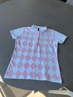 Roze/witte Sun 68 polo, maat L = M, Kleding | Dames, Maat 38/40 (M), Verzenden, Zo goed als nieuw, Korte mouw