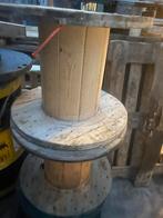 Houten haspel, Ophalen, Zo goed als nieuw, Rond, Hout