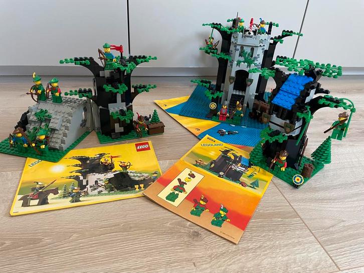 Vintage lego Forestmen 3 sets! 6066, 6054 en 6077, Kinderen en Baby's, Speelgoed | Duplo en Lego, Gebruikt, Lego, Complete set