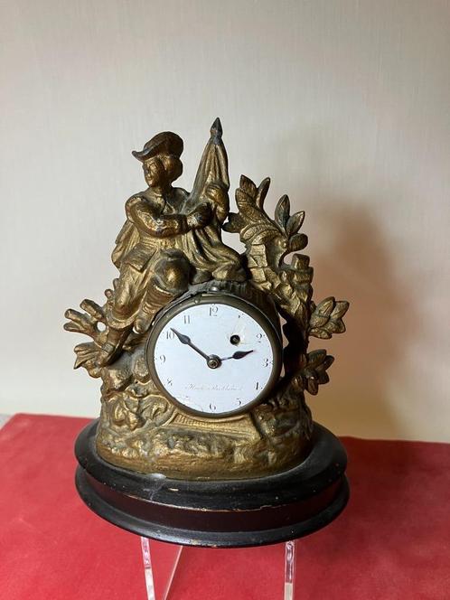 Kleine figuurklok Kock Stockholm ca. 1880–1900, Antiek en Kunst, Antiek | Klokken, Verzenden