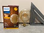 5x Philips Vintage LED Lamp E27 dimbaar, Led-lamp, Minder dan 30 watt, Soft of Flame, Zo goed als nieuw