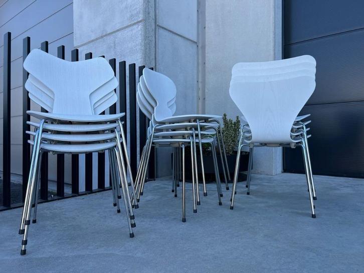 Fritz Hansen Arne Jacobsen grand prix, series 7, ant stoelen, Huis en Inrichting, Stoelen, Zo goed als nieuw, Vijf, Zes of meer stoelen