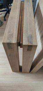 Pronto Salzburg tafel 160x90 white wash, Ophalen, Zo goed als nieuw, Overige houtsoorten, Minder dan 200 cm