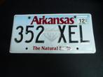 Kentekenplaat licenseplate Arkansas Natural State USA, Verzamelen, Auto's, Gebruikt, Ophalen of Verzenden