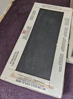 8 zwarte sanitair vloertegels, Doe-het-zelf en Verbouw, Tegels, Ophalen, 60 cm of meer, Keramiek, Nieuw