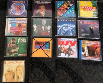 12 Cd's met diverse titels (CD13)   beschikbaar voor biedingen