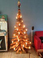 Houten latjes kerstboom, Ophalen