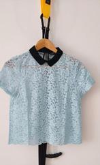 Zara zomer kanten blouse maat M, Zara, Gedragen, Blauw, Maat 38/40 (M)