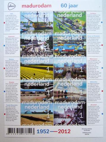 Madurodam 60 jaar 10x1,31 Frankeergeldig postfris vel blok beschikbaar voor biedingen