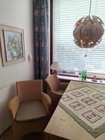 4 Lloyd loom eetkamerstoelen., Huis en Inrichting, Stoelen, Ophalen, Bruin, Romantisch, Vier