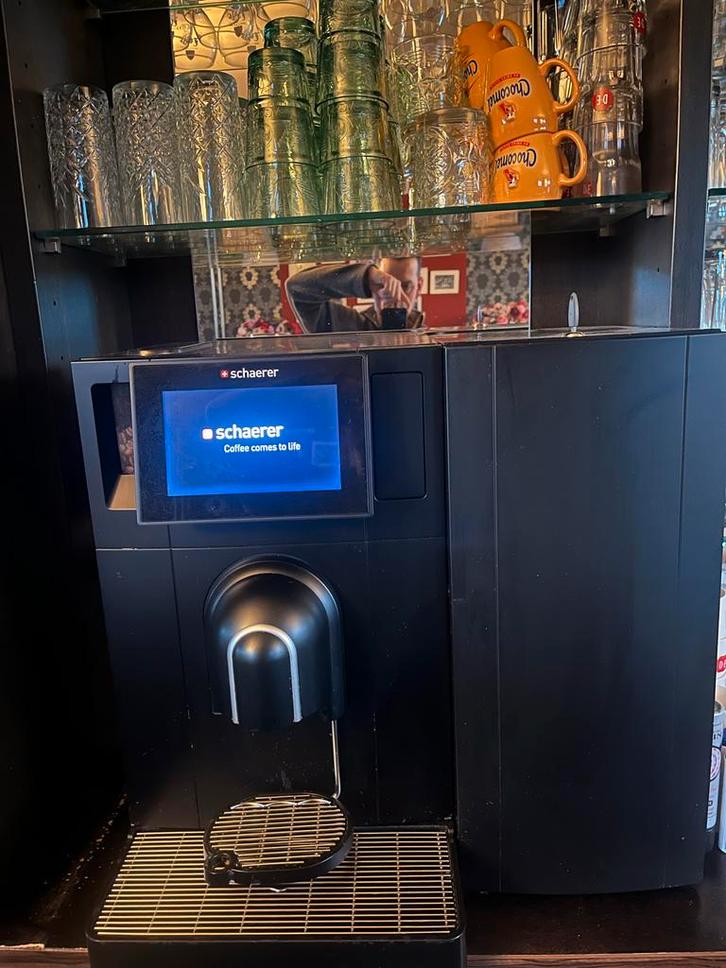 Professionele Schaerer Koffiemachine, Witgoed en Apparatuur, Koffiezetapparaten, Gebruikt, Koffiebonen, Koffiemachine, 10 kopjes of meer