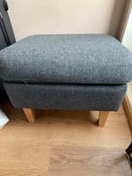 Grijze Fauteuil / Voetenbankje, Ophalen of Verzenden, Zo goed als nieuw, Stof, Rechthoekig