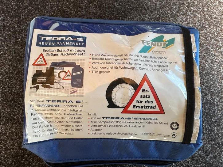 Caravan / Camper Banden Reparatie Set met Compressor Nieuw, Caravans en Kamperen, Camper-accessoires, Nieuw, Ophalen of Verzenden