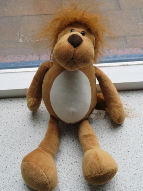 Leon de Leeuw merk Safari Knuffels Espron zacht velours, Kinderen en Baby's, Speelgoed | Knuffels en Pluche, Zo goed als nieuw
