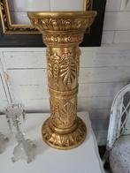 vintage goudkleurige pilaar, Heikant 21 Kaatsheuvel, Belle Vieille Brocante, Ophalen of Verzenden, Zo goed als nieuw