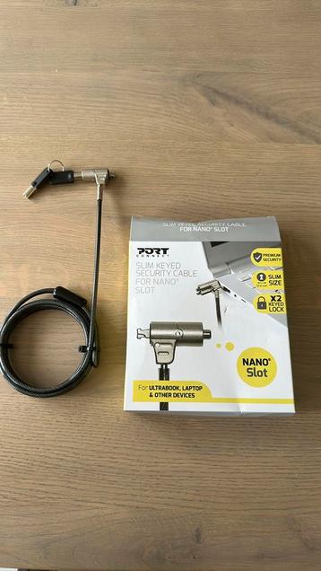 Port Designs Slim Keyes Security Cable for Nano Slot beschikbaar voor biedingen