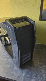 Zwarte computer kast met led, Computers en Software, Computerbehuizingen, Ophalen, Gebruikt