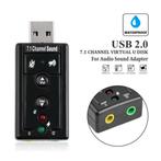 USB Geluidskaart Adapter, Extern, Brievenbusgadgets.nl, Verzenden, Nieuw