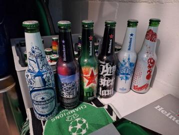 36 Heineken Bierflesjes - Speciale Editie beschikbaar voor biedingen