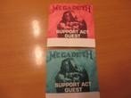 Megadeth 14 support act guest passen linnen ongebruikt rare, Ducoso, Nieuw, Ophalen of Verzenden, Foto of Kaart