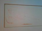 Diverse Pieter Starreveld - Rode Inkt Naakt Tekening, Ophalen of Verzenden