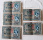 Oostenrijk 1000 Kronen bankbiljet x 5 - 2 januari 1902 – UNC, Ophalen, Oostenrijk, Los biljet