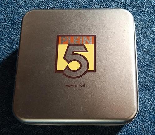 Te koop: Blik Radioprogramma Plein 5 (NCRV), Verzamelen, Blikken, Zo goed als nieuw, Overige, Overige merken, Ophalen of Verzenden