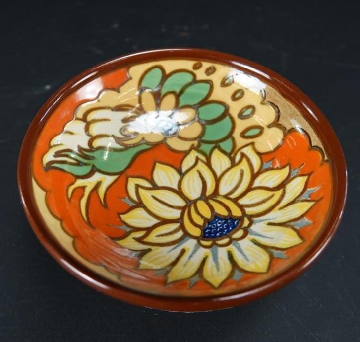 Vintage bonbonnière Gouda Holland, Antiek en Kunst, Antiek | Keramiek en Aardewerk, Verzenden