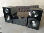 Samsung dvd speler met usb aansluiting en 2 boxen, Audio, Tv en Foto, Home Cinema-sets, Overige merken, Gebruikt, 2.1-systeem