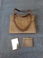 Vintage jaren 60 tas van Blok van Heijst, Ophalen, Gebruikt, Beige, Handtas