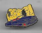 AUTO SPORTWAGEN TOTAL GERELATEERDE PIN NR 17, Ophalen of Verzenden, Zo goed als nieuw, Transport, Speldje of Pin